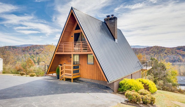 Stargazer Cabin- A Frame w/Lake & Mountain Views