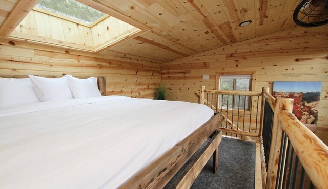 Stargazing in Bed, Glamping in a Zion Treehouse