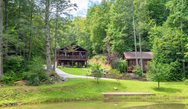 Stars, Stripes, & Serenity - Blue Ridge Parkway Cabin - Hot Tub - Fire Pit - Hiking