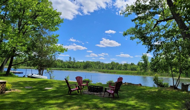 Start each morning on the porch with warm sunshine and beautiful waterfront view
