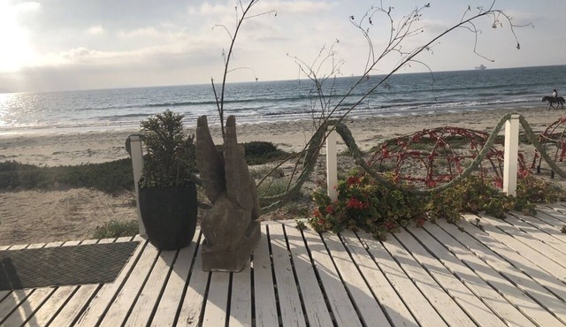 Stately oceanfront villa.