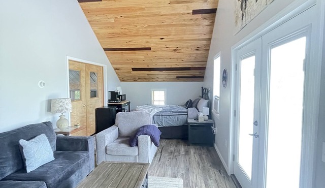 Stay in our cozy Maple Syrup Sugarhouse at Butternut Maple Farm