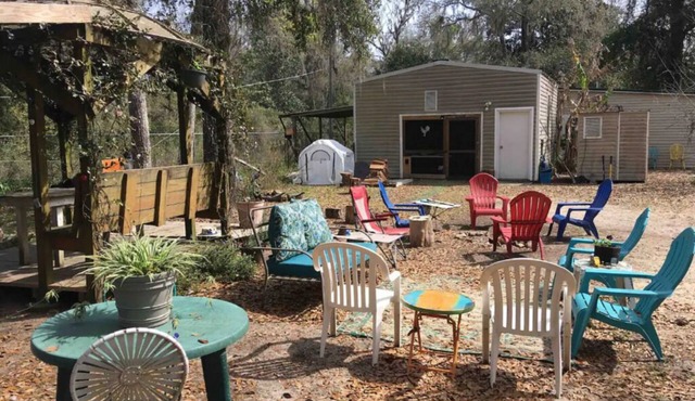 Stay in our Cozy Tent and Camp with the Goats!