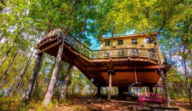 Stay in Tree House built by TreeHouse Master Pete Nelson ~ off the grid