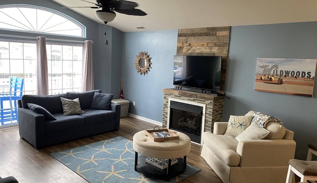 Stay near fun at Morey's Piers - North Wildwood 3-Bed Condo