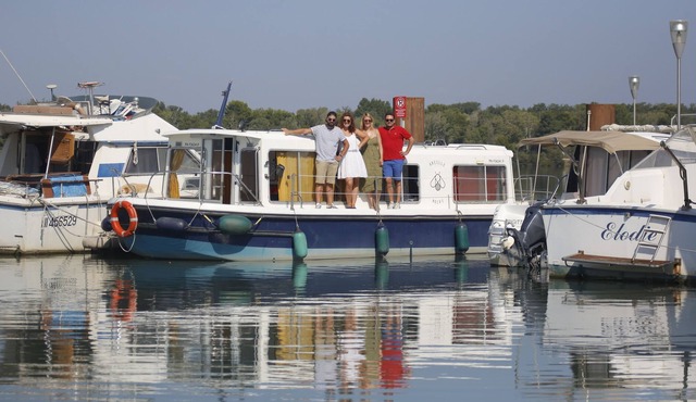 Stay on the water in Provence in a small barge