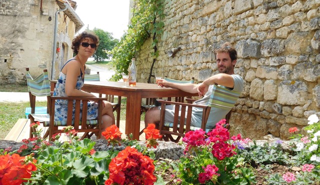 Stay thermal, vacations : Gîte Le Figuier* quiet, green, Jonzac 5 min.
