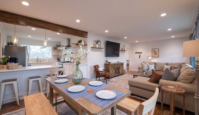 Staycation TV Featured "Crossing House" in Downtown Norcross with Chef's Kitchen