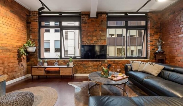 StayCentral - Heritage Warehouse Retreat Melbourne CBD - - 2 Bedrooms, 2 Beds, 2 Bathrooms, Parking available nearby for a small fee for stays 10 nights or more.