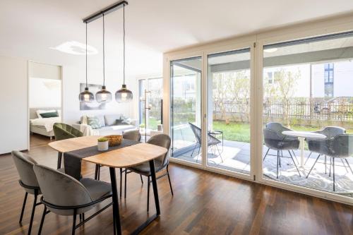 STAYY Green Oasis Premium Apartment - Garden Terrace free parking 20' to Zurich
