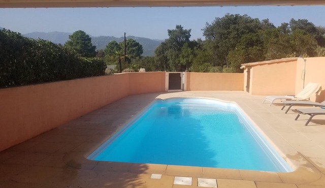 Ste Lucie de Porto Vecchio 900 M pinarello beach, heated pool and tennis ,