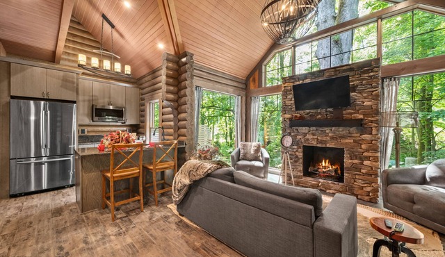 Steel Mill-Romanic-Luxurious-Massage Chair-Sauna-Hot Tub-Kayaks-FireTable-Kg Bed