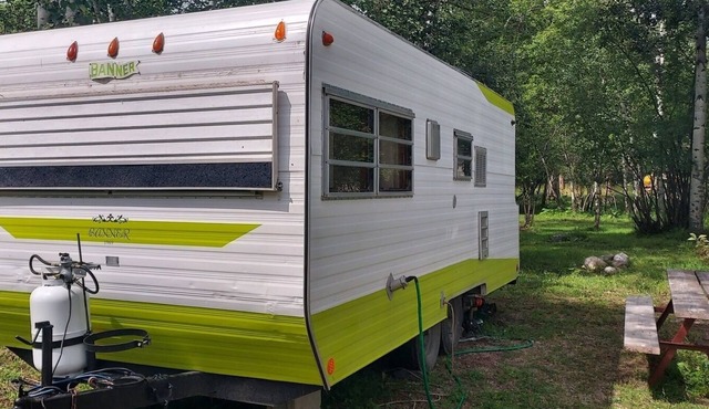 Steinbeck Camper, Rustic Mid-Century Camper