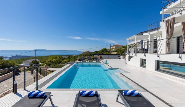 Stella Maris - contemporary villa with a pool and a sauna by MyWaycation