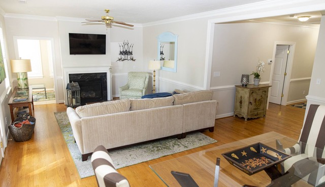 Steps away from Gloucester Marina & Restaurant