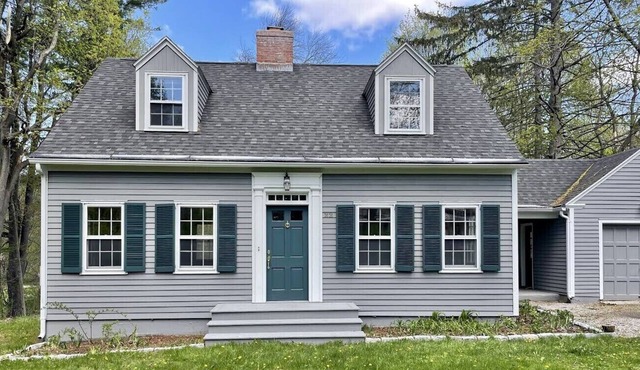 Steps away from shops and restaurants of Lenox Village, with private forest