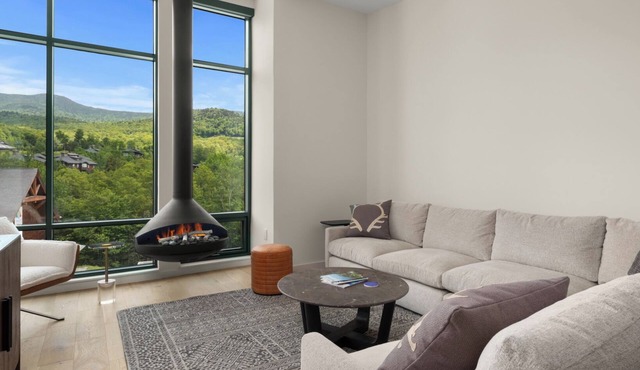 Steps from Adventure: Modern Mountain Luxury 3-Bed Condo at Spruce Peak in Stowe