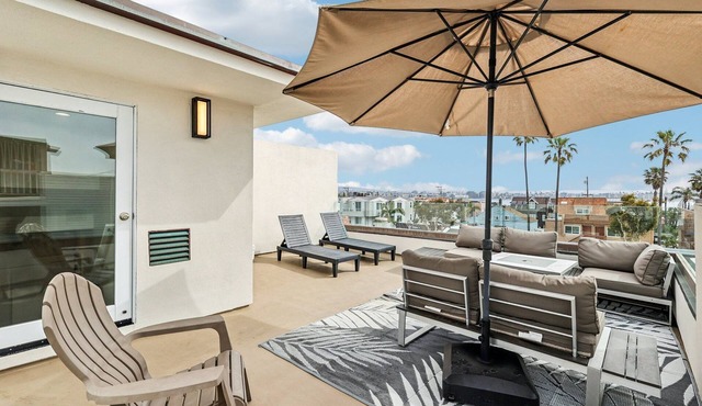 Steps from Ocean! Ocean/Bay Views! Rooftop Deck! Two Car Garage! Renovated!