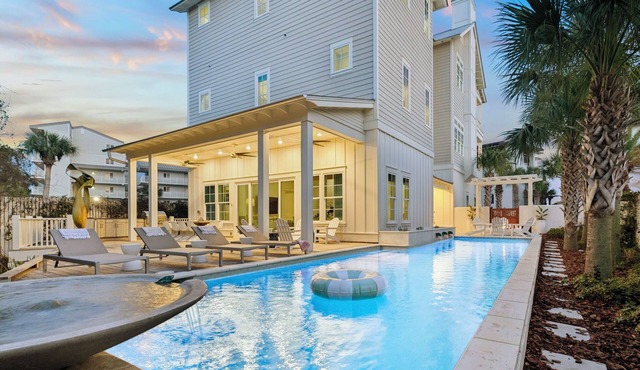 Steps From The Beach! Private Pool! Gulf Views! LSV!