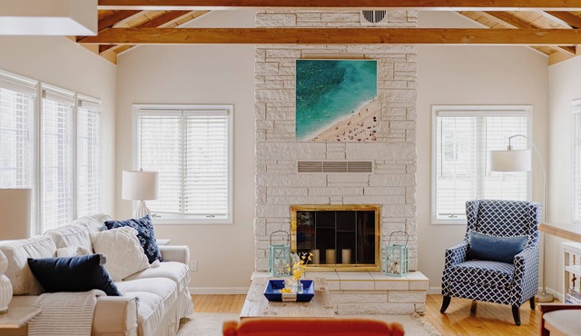 Steps to Beach Heated Pool Fire Pit Spacious Yard & Playground Nearby