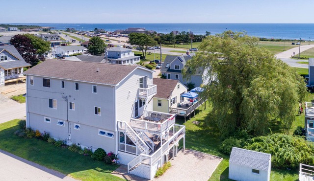 Steps to Beach, Ocean Views, Sleeps 13
