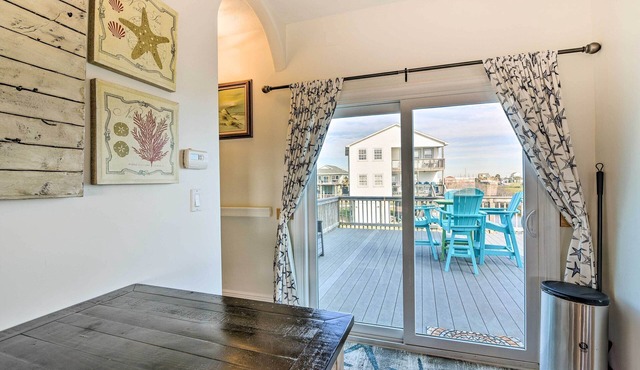 Steps to Beach: Ocean-View Retreat in Galveston!