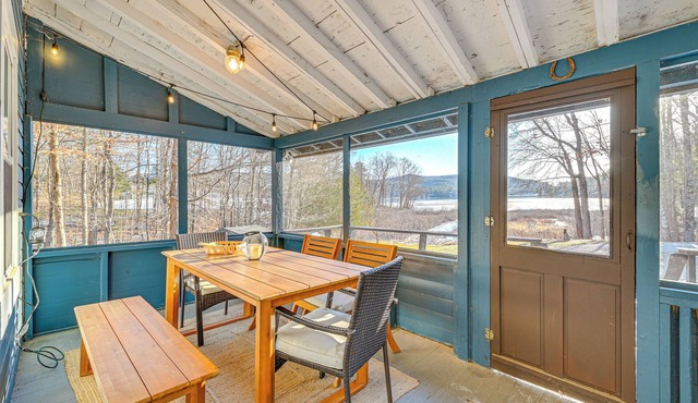 Steps to Brant Lake: Mountain-View Hideaway!