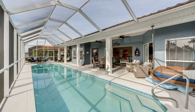 Steps to Canal: Punta Gorda Home w/Private Pool