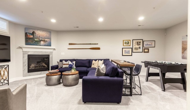 Steps to Downtown Annapolis & Spa Creek from Stunning Craftsman with Game Room, Parking and Backyard