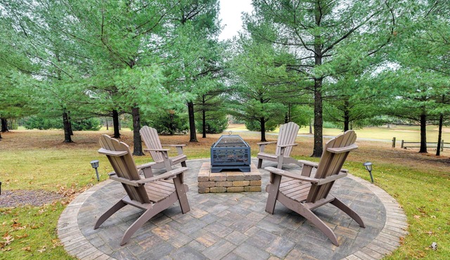 Steps to Golf Course: Nekoosa Home w/Serene Yard!