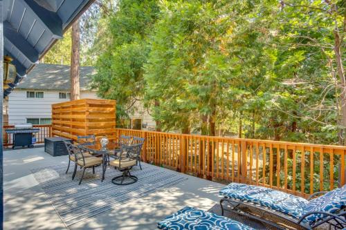 Steps to Lake Arrowhead Cabin with Full Lake Access