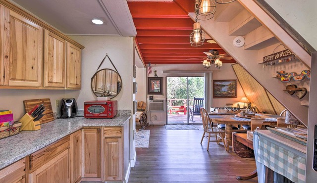 Steps to Lake! Charming Cabin: Pool Access & Decks