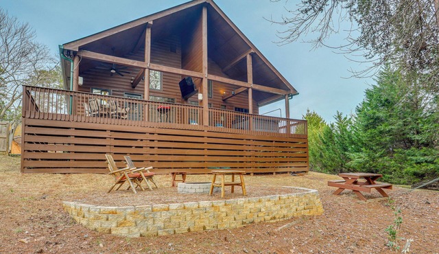 Steps to Lake Lanier: Wooded Escape w/Boat Dock