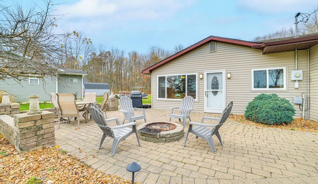 Steps to Long Lake: Cabin w/Patio in Harrison!