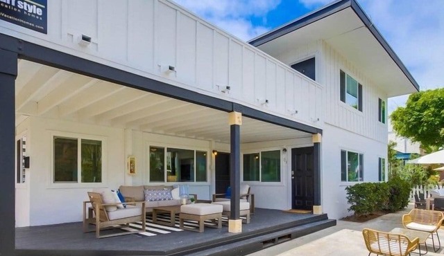 Steps to Ocean * Entire Ground Level * Exclusive Patio