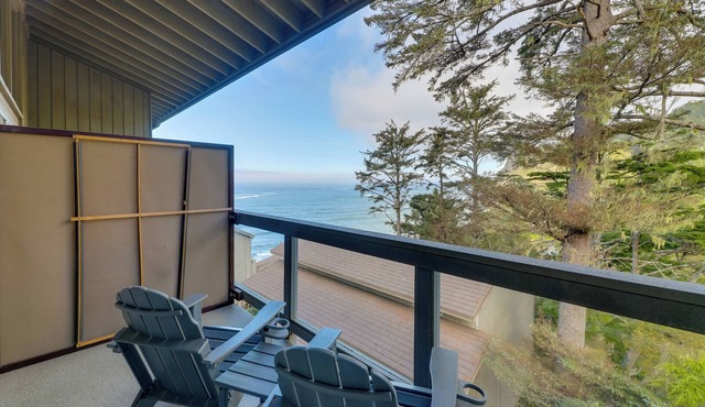 Steps to Otter Crest Beach: Studio w/Resort Perks