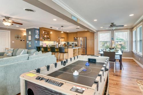 Steps to Pirate Beach: Galveston Home w/Deck!
