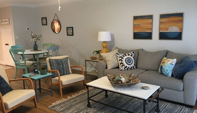 Steps to pristine, no-drive beach!