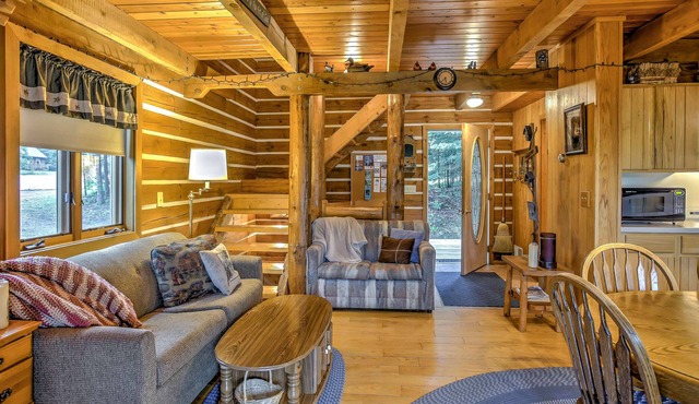 Steps to Slopes! Scenic Brule Village Cabin with a Grill