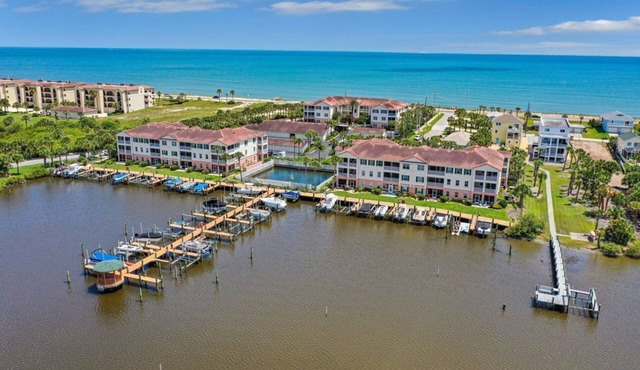 Steps To The Atlantic Ocean or the river.