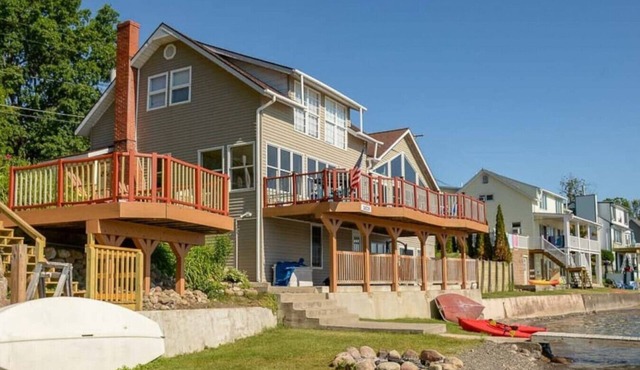 Steps To The Beach on Conesus Lake
