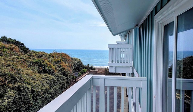 Steps to the beach! Hear the waves & feel the breeze! Your home away from home!