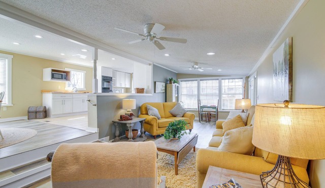 Steps to Tunica Lake: Outdoor Retreat w/Fire Pit