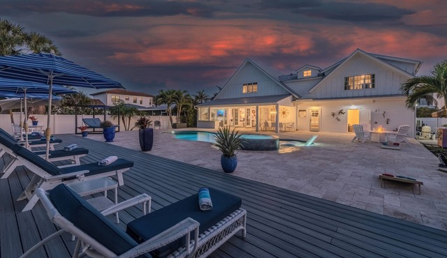 Steps to Vanderbilt Beach, Sleeps 13, Resort-Style Backyard