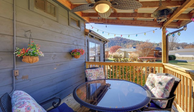 Steps to Virginia Creeper Trail: Creekside Retreat