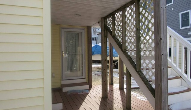 Steps to White Sandy Beaches