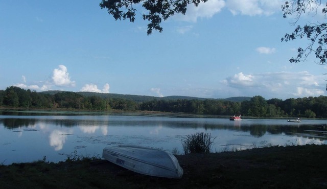 Stevens Lane New Log Cabin - Lamoka Lake - just steps from the water's edge.