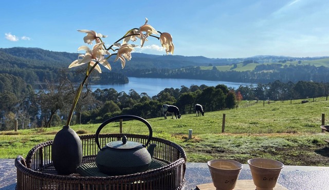 Stillwater at Broughton Hall. Jindivick. Fireside lake views. Tranquil getaway.