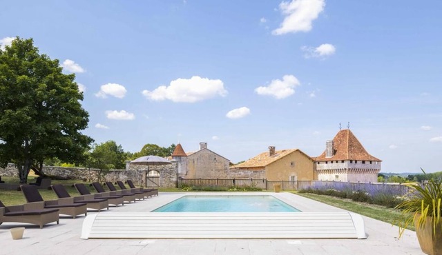 Stone castle with private pool