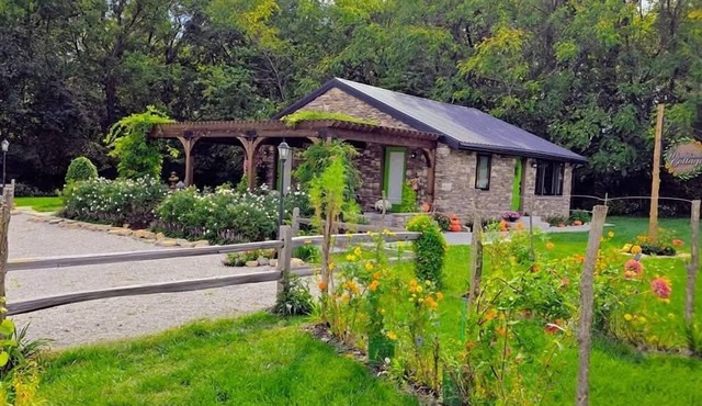 Stone Cottage, Lush Garden, Cattle View, Wooded Trail, Fire Pit, Old-World Charm